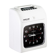 Neocal เครื่องใช้สำนักงาน นีโอแคล เครื่องตอกบัตร T-8C สีขาว แถมแผงเสียบบัตร บัตรตอกและผ้าหมึก