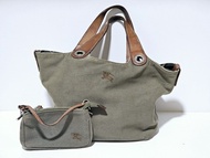 Burberry Vintage Blue Label Handbag & Wallet 手勉袋及銀包 散紙包 Luxury Pre-owned Handbag 名牌手袋