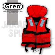 LIFE JACKET PELAMPUNG GREN / LIFE JACKET VEST - PELAMPUNG SAFETY