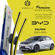 EZDRIVE Premium Silicone Soft Wiper Blade for car model BYD DOLPHIN Car Wiper Blade