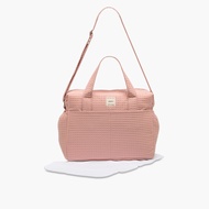 Babyshop Giggles Pique Textured Diaper Bag With Zip Closure