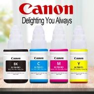 หมึกปริ้น Canon ink GI-790 หมึกขวดแท้ แคนนอน หมึกเครื่องปริ้น 1Set 4 สี BKCMY สำหรับ Pixma G1000 G1010 G2000 G2010 G3000 G3010 G4000 G4010