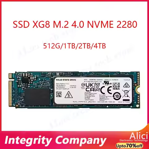 For Toshiba Kioxia XG7 XG8 512G 1T 2TB 4TB M.2 NVME 2280 notebook desktop solid-state drive SSD Orig