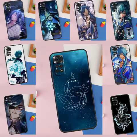 Genshin Impact Kaeya Funda For Xiaomi Redmi Note 14 13 Pro 9 10 11 12 Pro 10S 11S 12S Redmi 13C 10C 