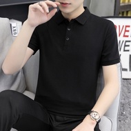 Polo Shirt Men'S Lapel Trend Casual Men'S Clothing Trend Baju T Shirt Lelaki Berkolar