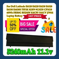 For Dell Latitude E6120 E6220 E6230 E6320 E6330 E6430S 7FF1K 823F9 9GXD5 CPXG0 60Wh FRR0G RFJMW K4CP