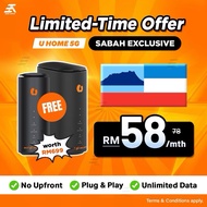 UHOME 5G MODEM PERCUMA UMOBILE BORNEO PLAN RM58 BULANAN