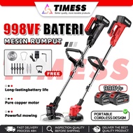 498/698/998VF Mesin Rumput Bateri Cordless Grass Cutter Portable Electric Lawn Mower Grass Trimmer 割