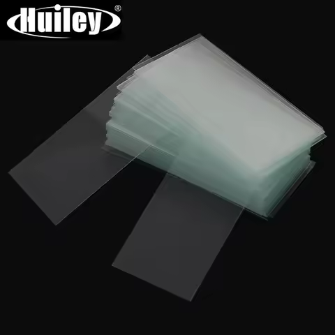 100PCS 24x50 Mm Microscope Glass Slides Cover Slips Blank Slides Microscope Accessories 0.13-0.17 Mm