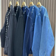 [BEST2U] Denim Jacket Pearl