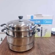 midea stainless steel steam pot/30cm pot/gas pot