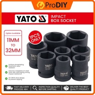 YATO 1PCS Impact Box Socket 11-32mm 1/2 inch Drive Heavy Duty Soket Impak Tahan Lasak Anti Slip Anti