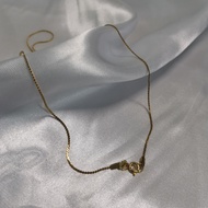 18k Gold Original Dainty Chain Fashion Stainless Steel Kwintas Pang Regalo Hindi Nag kukupas