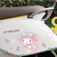 Cute Cartoon Electric Car Sticker Melody Creative Body Side Scratch Blocking Decorative Car Sticker 