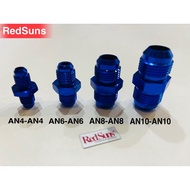 AN4 AN6 AN8 AN12 Male Adapter Fitting Hose End Fitting Adapter Blue - Malaysia Ready Stock
