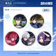 Ready Stock LOFTER Blue Prison Endless Flame Badge Bar Color Paper Pendant Transparent Card