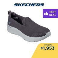 Skechers สเก็ตเชอร์ส รองเท้าผู้หญิง Women Bright Summer Shoes - 124957-CHAR Air-Cooled Goga Mat Flex Machine Washable Ortholite Ultra Go