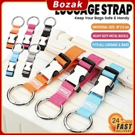 Bozak Luggage Hanging Straps Nylon Baggage Adjustable Buckle Straps Baggage Belt Travel Accessories