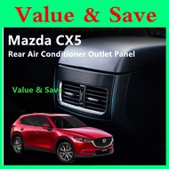 Mazda CX-5 KF CX5 2017 - 2025 accessories car Armrest Rear Air Conditioner Outlet panel Black Titani
