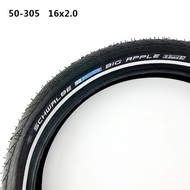 Schwalbe Big Apple 16x2.0 Bicycle Tires 50-305 Anti Punture Small Wheel Tyres Cycling Ultralight Tir