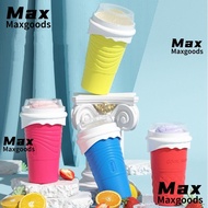 MAXG Silicone Slushy Cup, Summer 500ml Ice Cream Maker,  Cooler Magic Smoothie Maker Slushie Maker Cup