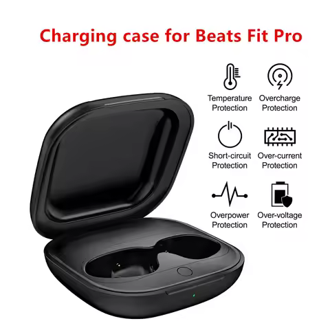 Replacement Wireless Charging Case for Beats Fit Pro Charging Box Compatible for Beats Fit Pro with 