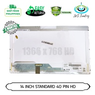 14 Inch LED LCD Standard Type 40 Pin for Laptop Screen Replacement j8s trading laptop parts