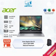 Acer Aspire Lite 15 AL15-33P-C84X /  AL15-33P-C9WF Notebook(15.6" FHD IPS/Intel N150/8GB/512GB NVME)