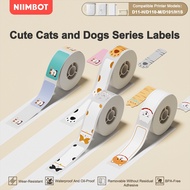 NIIMBOT D11/D110/D101 Cute Colorful Printing Paper, Decorative Name Stickers, Storage Adhesive Paper