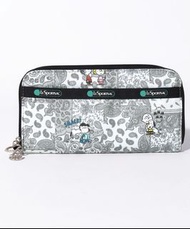 PEANUTS × LeSportsac TECH WALLET WRISTLET 長銀包
