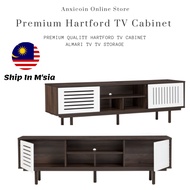 AXC Hartford 160cm TV Cabinet &amp; Media Console TV cabinet TV Bench / rak tv/ rak tv kayu/Kabinet Tv/Almari Tv / TvConsole