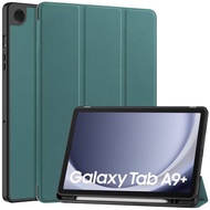 For Samsung Tab A9 / A9 Plus With Pen Slot Smart Case Pen Holder Cover