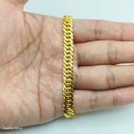 Centipede Chain Bracelet 7ml 24K Gold Plated Jewelry Accessories