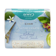 Camay Naturl Bar Soap คาเมย์ สบู่ก้อน สูตรเนเจอรัล 125g. x 3ก้อน