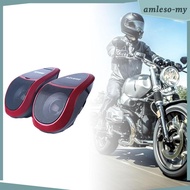 [AmlesoMY] 2Pcs Motorcycle Audio System Audio Amplifier TF Card Multipurpose Motorcycle BT