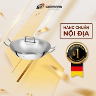Zwilling Plus Pro Wok deep pan 32cm Domestic Germany, high quality stainless steel frying pan German