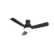 KDK DC CEILING FAN WITH LED LIGHT AND REMOTE 1.2M U48FP (BLACK) - INSTALLATION CHARGES APPLIES
