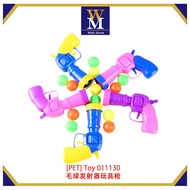Ready Stock🔥Mainan Haiwan Plush Ball Launcher Cat Toy Hairball Shooter Toy Gun Interactive Teasing T