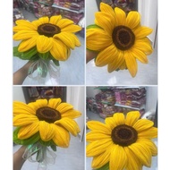 Giant sunflower stem, flower diameter 30-35cm, stem length 50cm, diameter 5cm