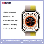 ZZOOI New IWO H10 Ultra Smart Watch Man Women Series 8 Ultra Screen Heart Rate Monitor Wireless Charging NFC GPS Tracking Smartwatch
