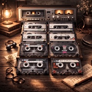 Cassette Tape Casette Tape For Display Vintage Aesthetic Used Tape Cassette/ for Room Display Damage
