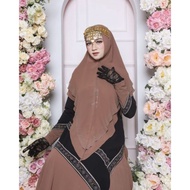hk1 gamis syari shanaya queen set hijab ORI AC premium