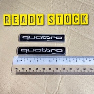 emblem audi quattro side skirt spoiler fender quattro emblem audi