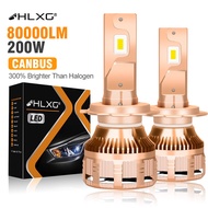 H7 LED CANBUS 200W H11 H4 Headlight Bulb Canbus 80000LM H1 H8 H9 HB3 9005 9006 9012 Fan Cooling Fog Lamp LED Lights For Vehicle
