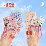 Haneso Student ID Lanyard, Employee ID Card, ID Card Bag Lanyard, Bank Card, Cute Animal Bus