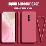 เคสโทรศัพท์ เคส OPPO Reno 10x zoom Case เคสกันกระแทกซิลิโคนเหลวแบบเต็มรูปแบบต้นฉบับสี่เหลี่ยมจัตุรัสตัวป้องกันกล้องด้านหลัง