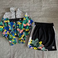 九成新正品ADIDAS ORIGINALS HER STUDIO LONDON 風衣外套 短裙 女款 GC6848 尺寸S