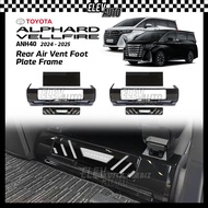 Toyota Alphard Vellfire ANH40 Rear Air Vent Foot Plate Frame Interior Accessories 2024 2025