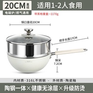 Chảo Chiên Bằng Thép Không Gỉ 316 Không Cần Phủ Lớp Chống Dính Chảo Phẳng Dùng Cho Bếp Từ Chảo Nấu Đ