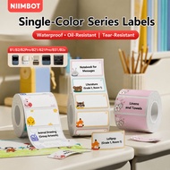 NIIMBOT B21/B1/B31 Animal Series Printing Paper Color Label Waterproof Self Adhesive Sticker